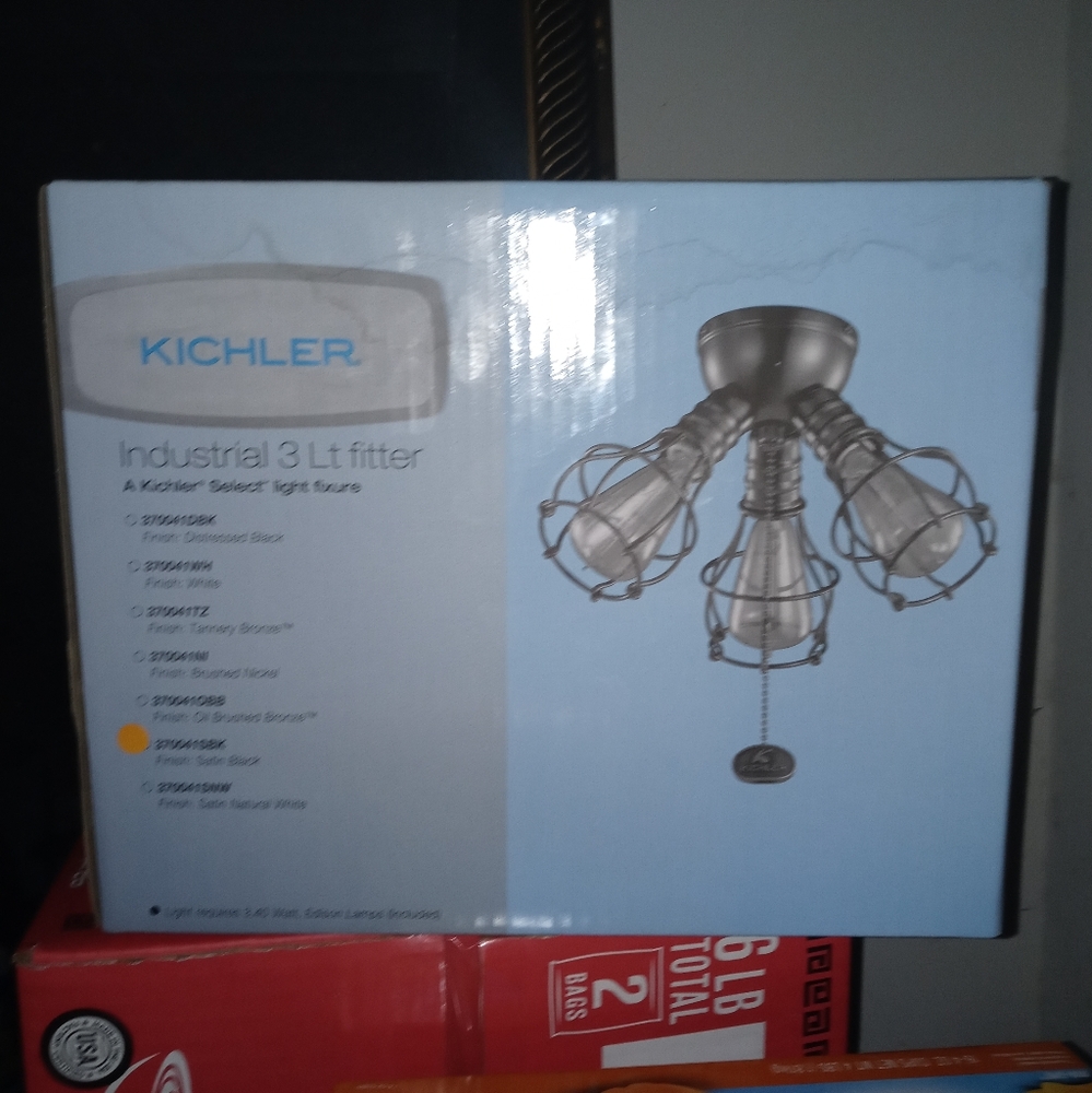 Industrial 3 light fitter